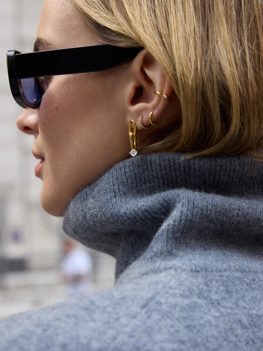 Heather 18K Gold Earrings 2