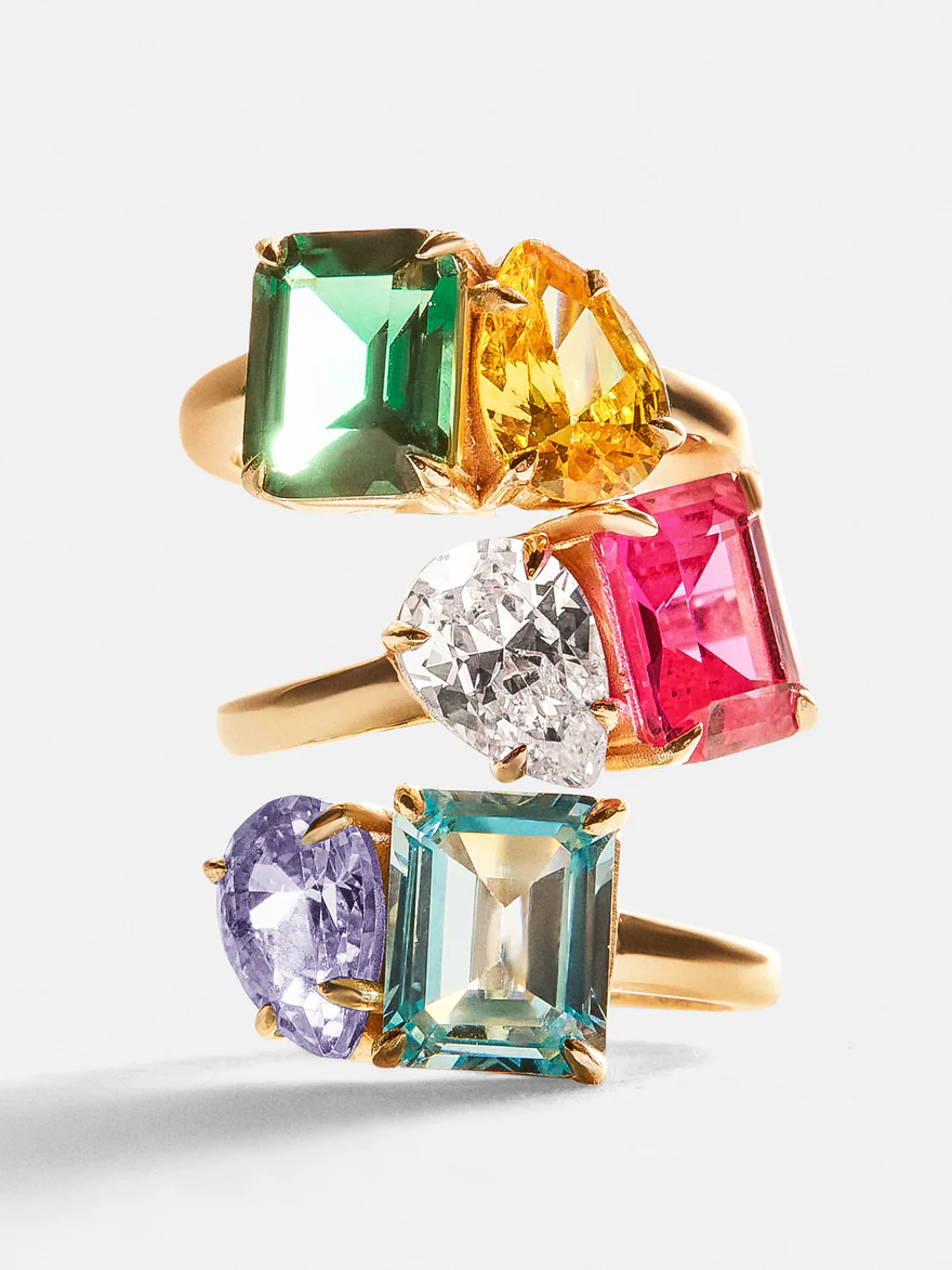 Toi et Moi Custom Birthstone Ring